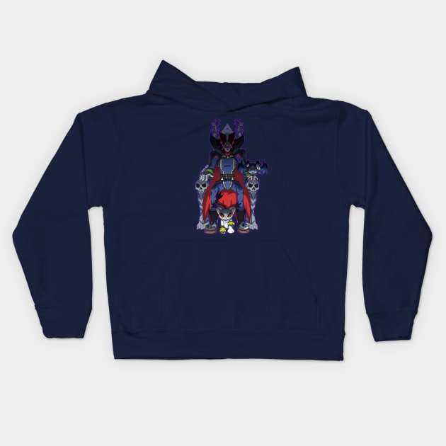 Darkness Lord Kids Hoodie by Decokun